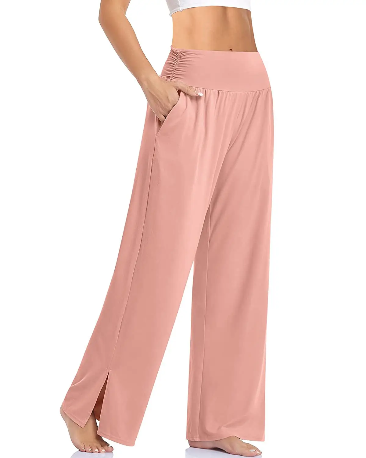 Women's Wide Leg Casual Loose Yoga Sports Pants At Home