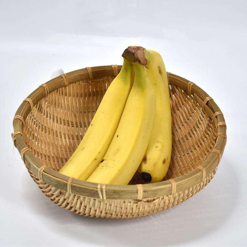 Title 2, Bamboo Woven Basket And Dustpan Fruit Basket Plate