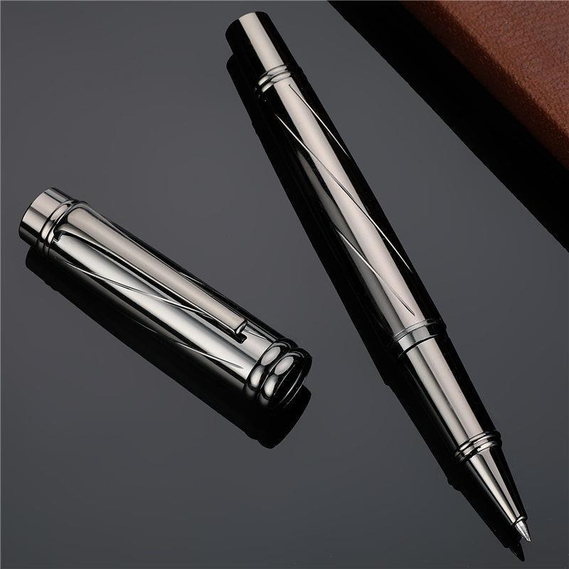 Title 6, High Quality Luxury All Metal Ballpoint Pen Silver