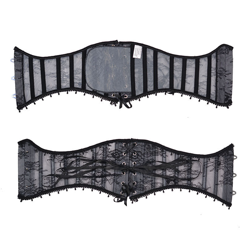 Title 4, Black Lace Waist Seal Mesh