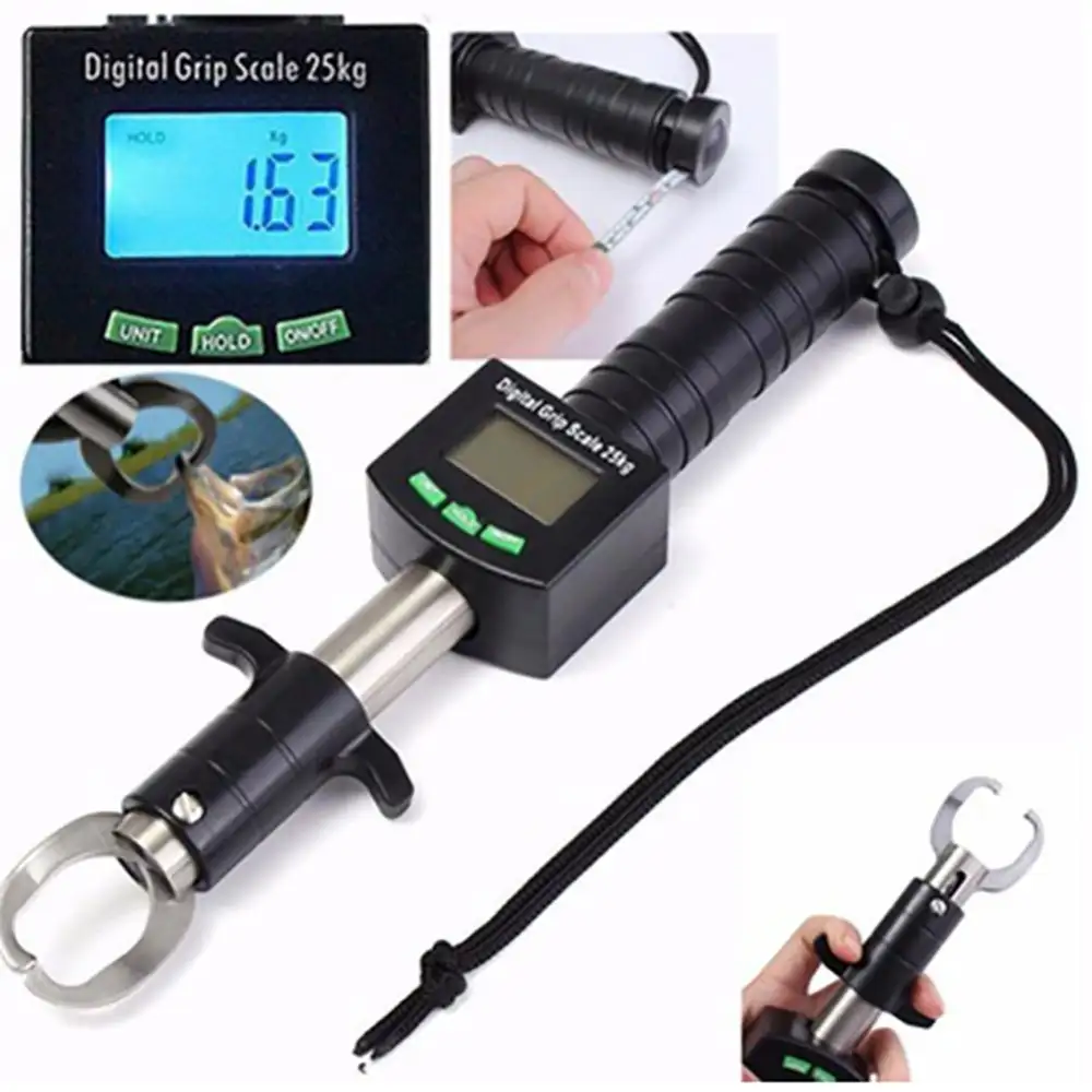 Electronic Fish Weighing Device Buckle Clip Luya Control Fishing