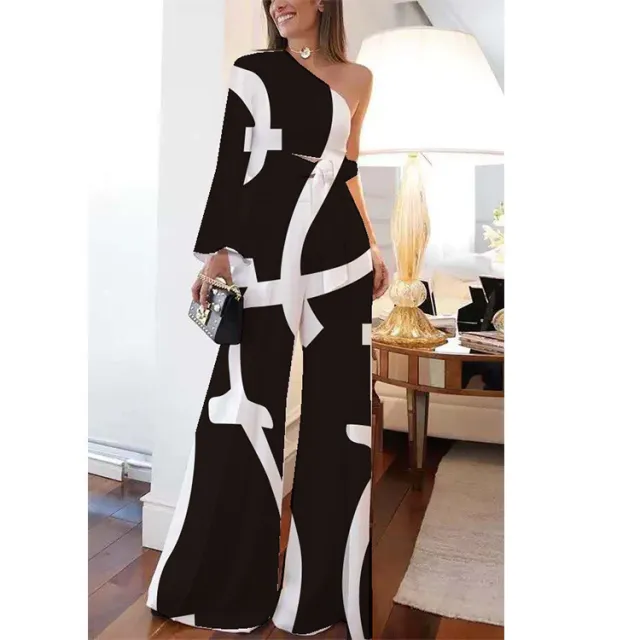 Two Piece Suit Sleeve Lace Jumpsuit Black - Shop at LoveMi