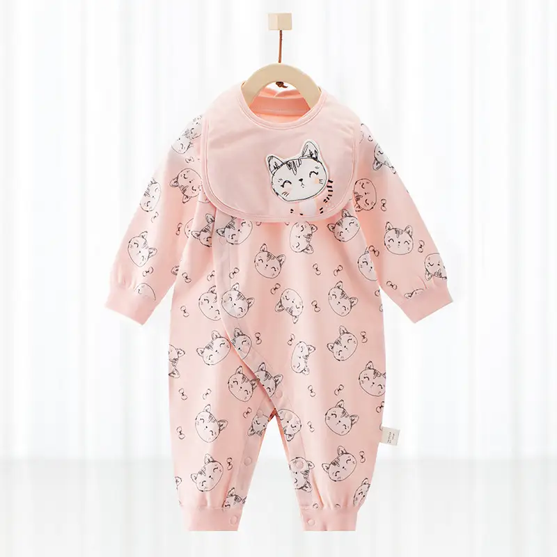 Cotton Jumpsuit Warm Newborn Crawling Suit