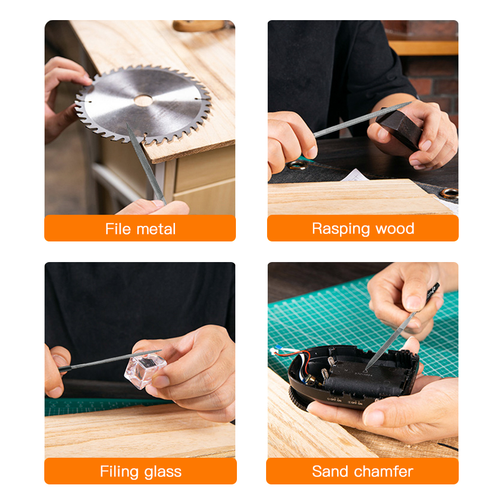 Plastic Handle Assorted File Metal Grinding File