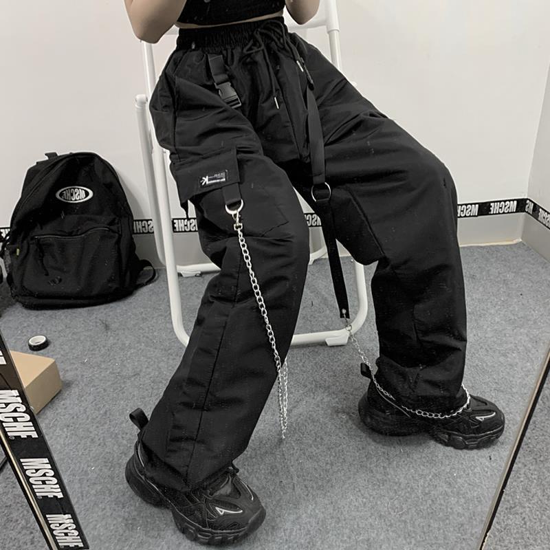 Fashion Loose Elastic Waist Casual Pants