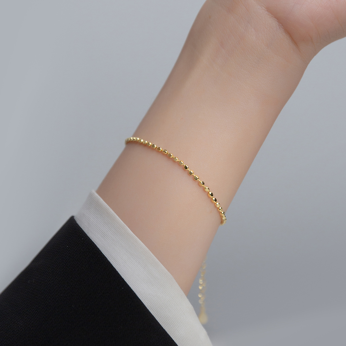 Women's Korean Temperament Simple Sectional Square Geometric Hand Jewelry