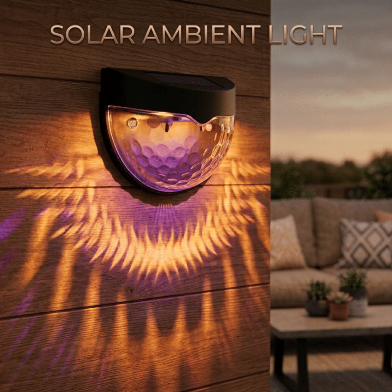 12 PCS RGB Solar Fence Lights,Deck Lights Solar Powered Outdoor Waterproof Fence Lighting For Fence Deck Step Stair Post Wall. — foto 7