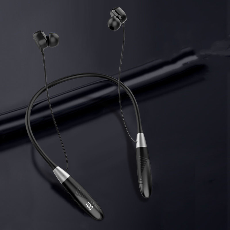 Wireless Bluetooth Earphone Neck Hanging Binaural Half