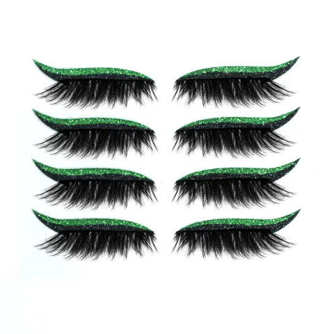 3D False Eyelashes with Magnetic 4 Pairs of Glue-free