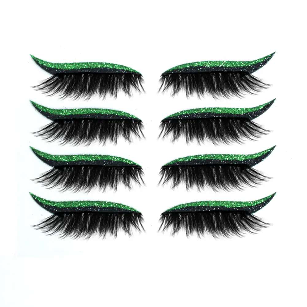 3D False Eyelashes with Magnetic 4 Pairs of Glue-free
