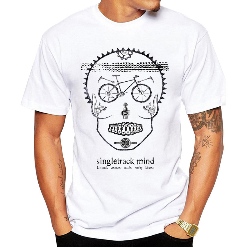 Title 2, Camiseta masculina com estampa retrô de bicicle...