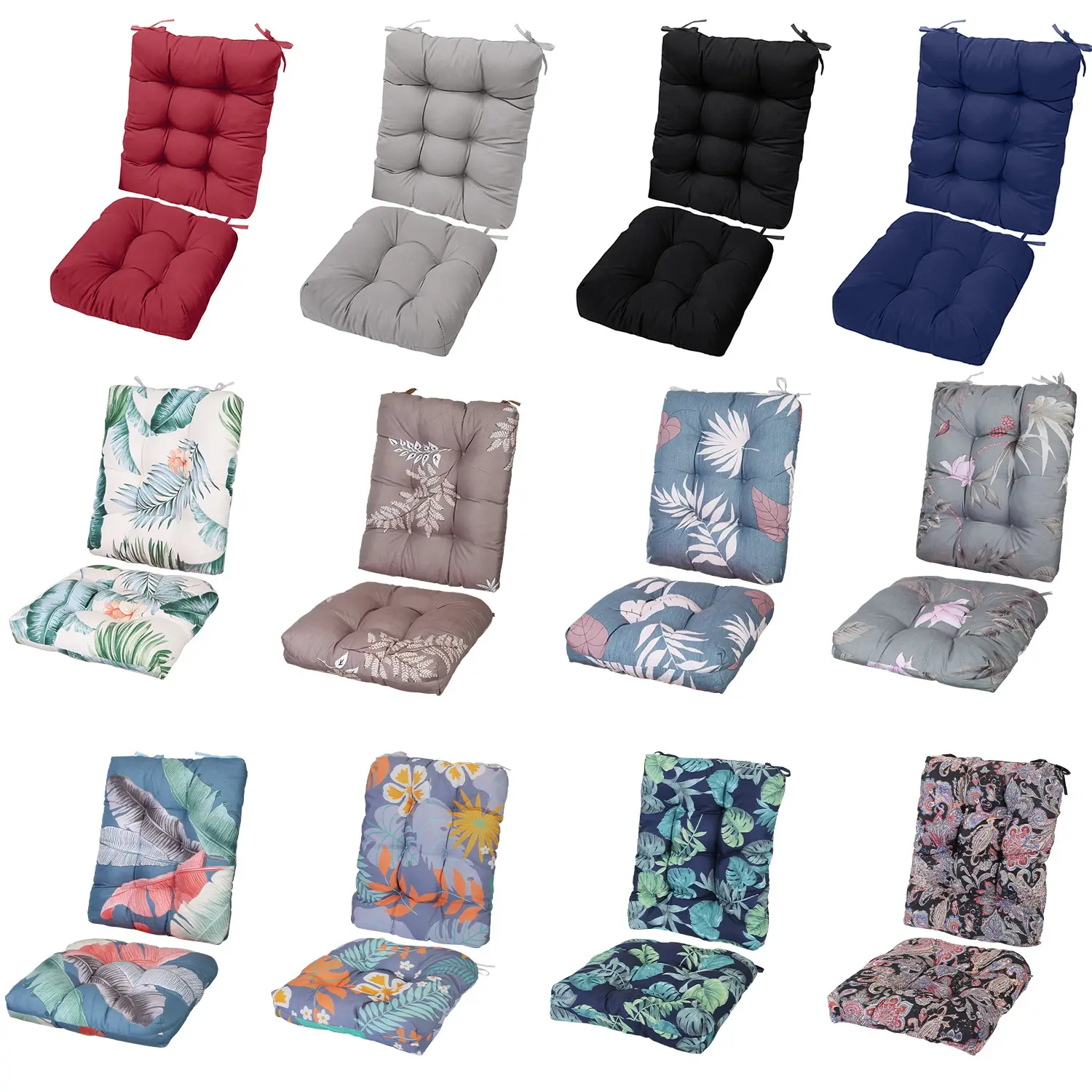 Waterproof Rocking Chair Cushion Upper And Lower