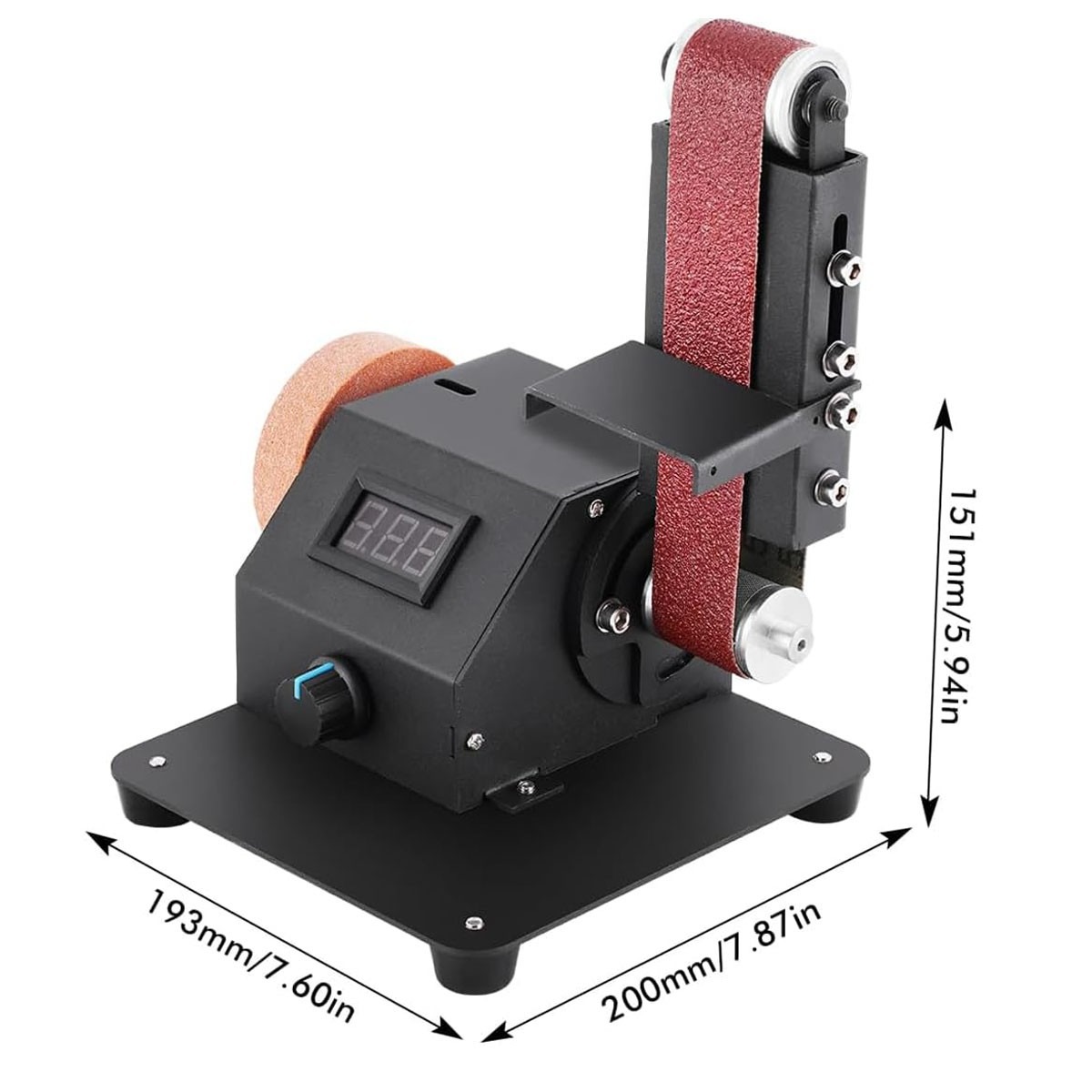 Mini Electric Belt Sander Grinder DIY Polishing Machine Sanding Tool Kit 220V — image 9