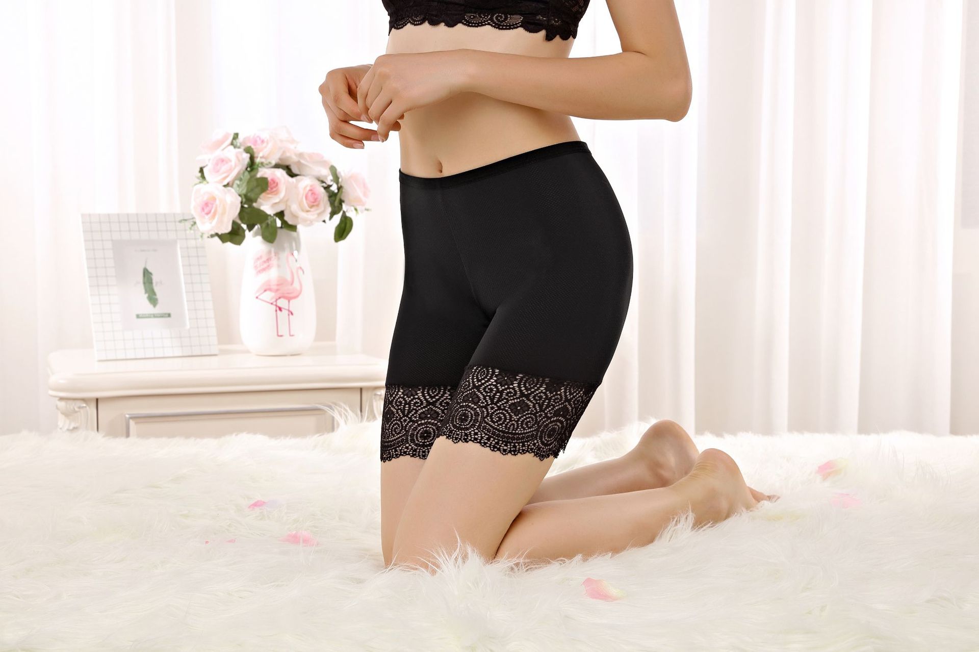 Title 8, Breathable Mesh Safety Pants Thin Lace Stretch ...