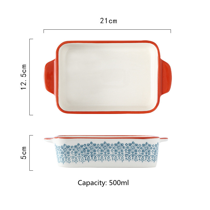 Title 5, Rectangular Plate And Binaural Baking Bowl