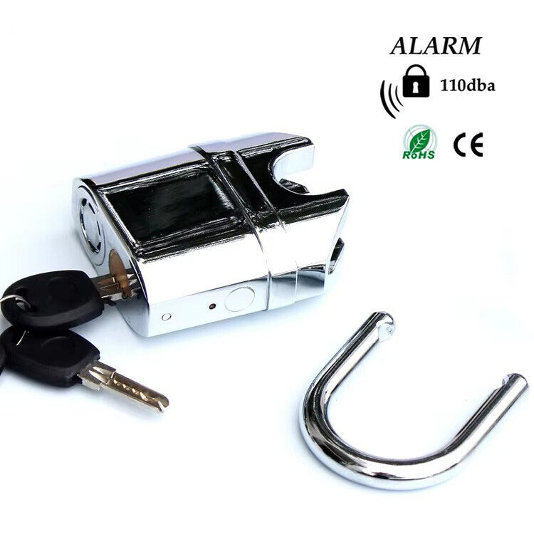 Heavy Duty Stainless Steel Waterproof Alarm Padlock With 3 Keys - Outdoor — image 8