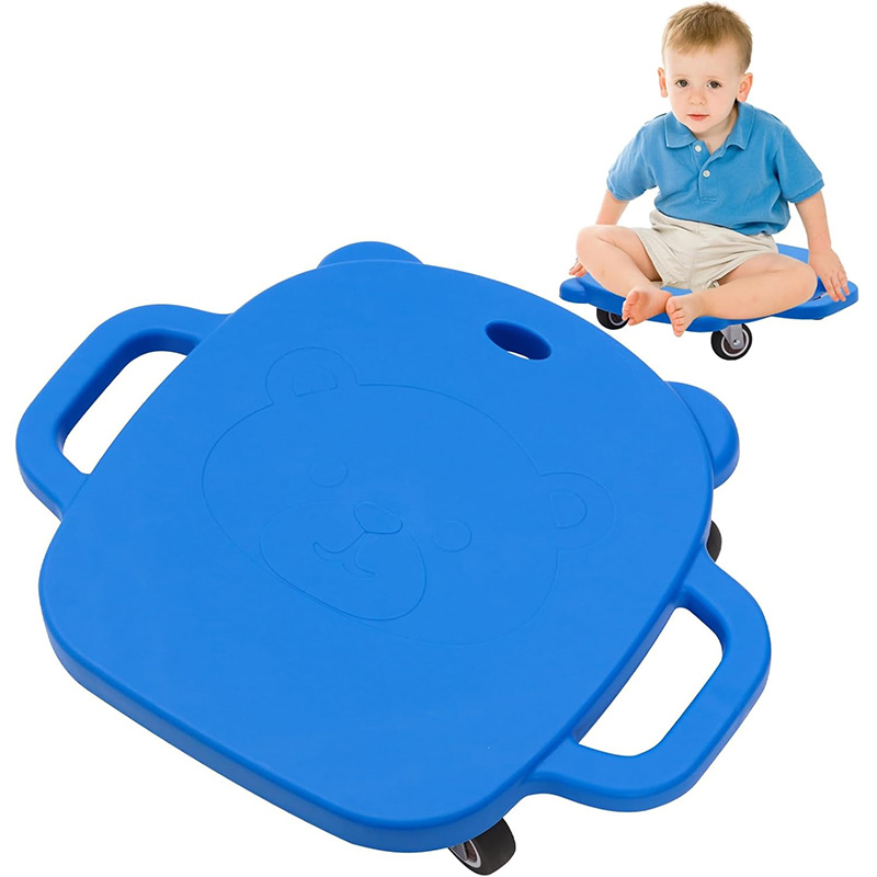 Scooter Board Toy With Handles Kids Interactive Toy Play Scooter For Children