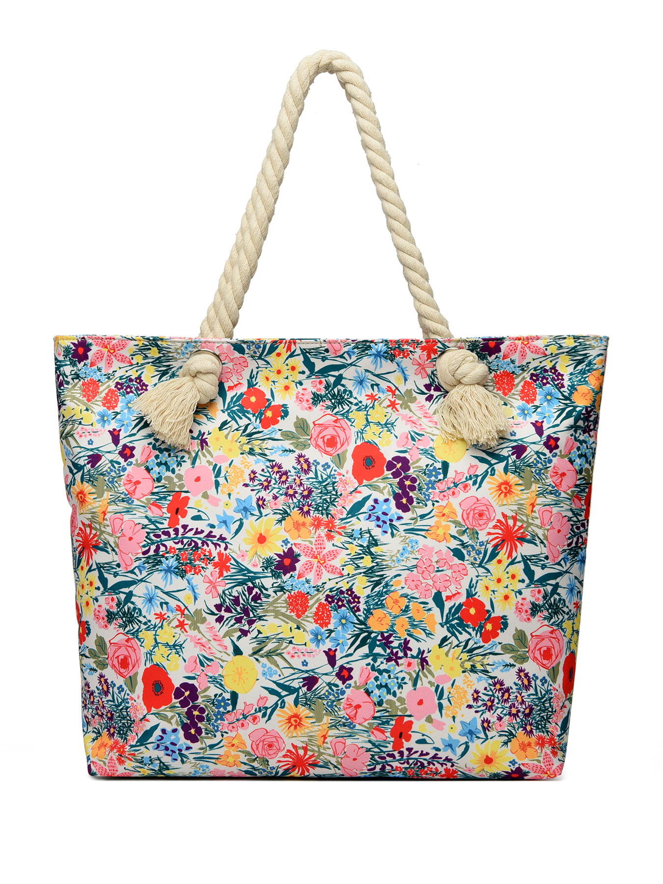 Only Self Pickup---Art Flower Pattern Beach Bags For Women, Beach Bag Tote Waterproof Sandproof, Beach Bags For Women — foto 2