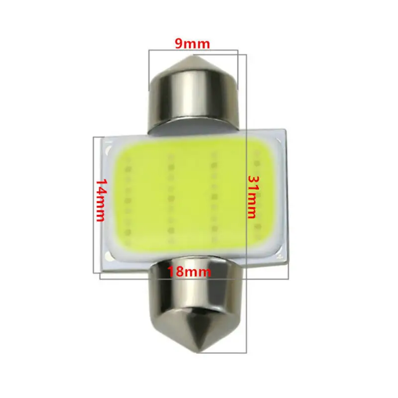 Car Reading COB Double Tip 31mm36mm Tail Light
