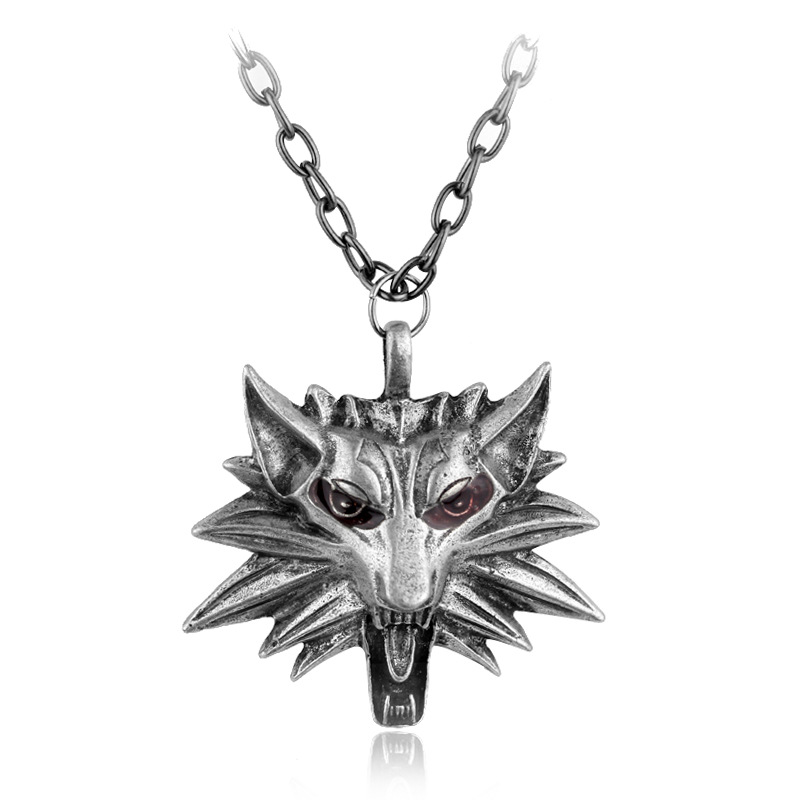 A Wolf Necklace Pendant