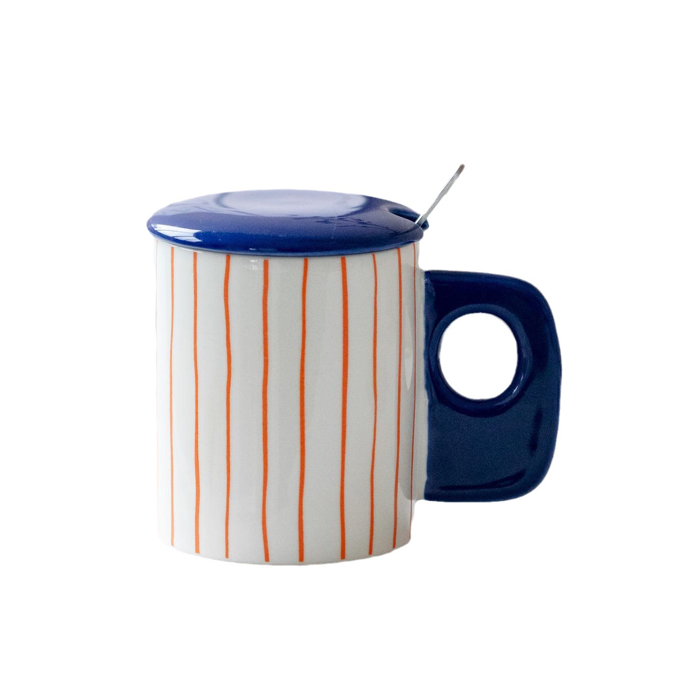 Title 6, Einfache Isolierglasur-Keramik-Tasse mit Deckel...