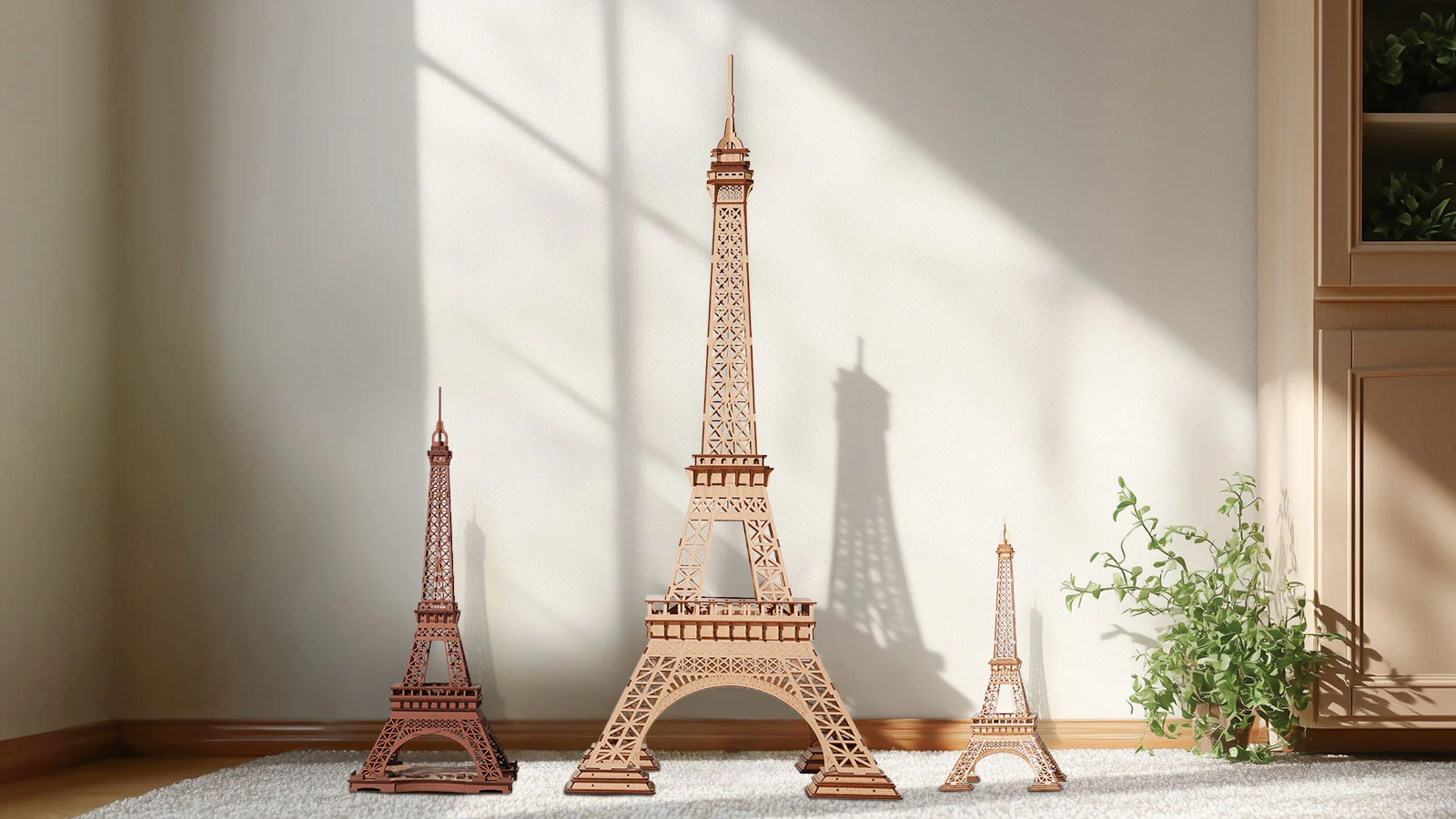 puzzle en bois 3D Eiffel ROYAL