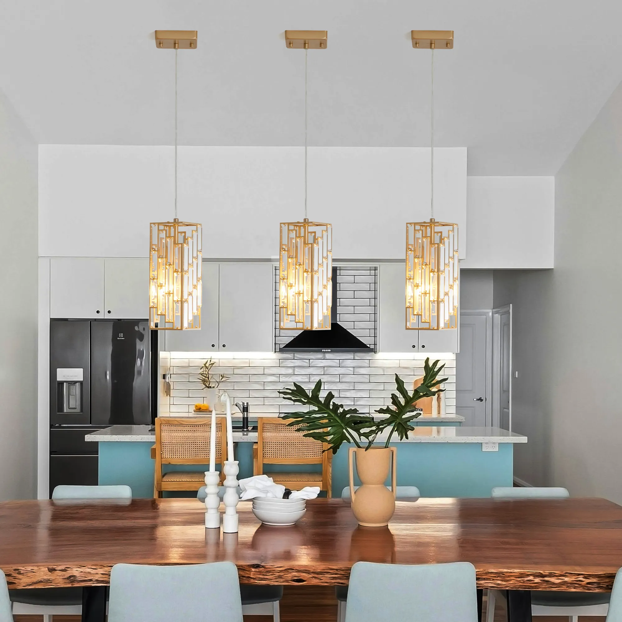 4inch Modern Crystal Pendant Light - 3