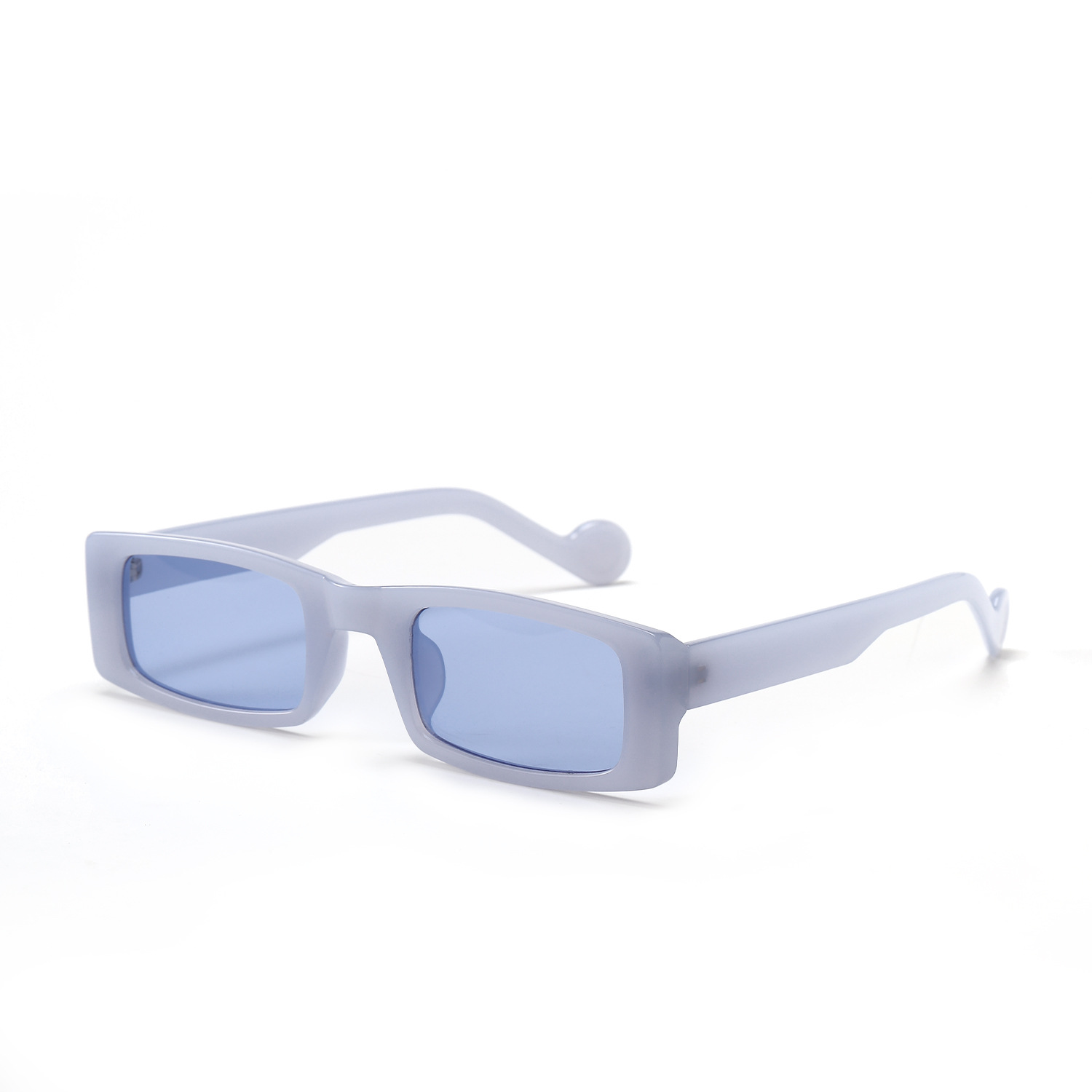 Square Small Frame Jelly Color Summer New Style Sunglasses - Image 4