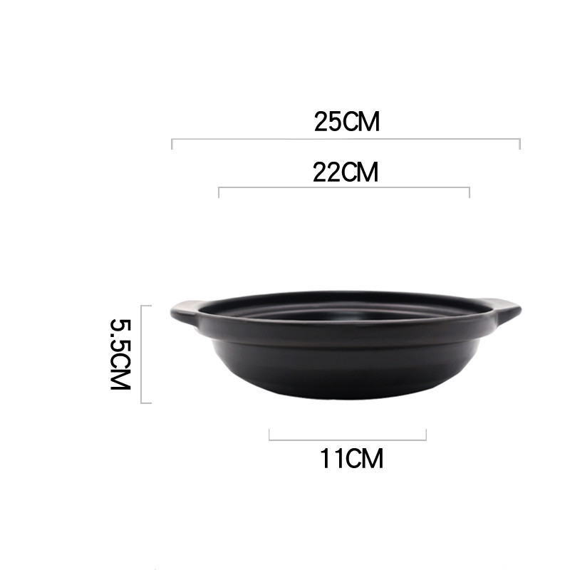 Title 16, High temperature resistant shallow casserole