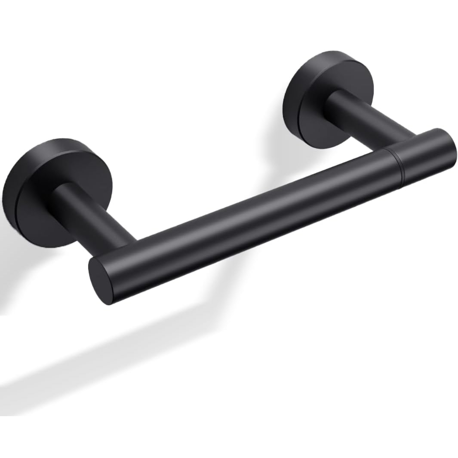 Matte Black Toilet Paper Holder Wall Mount, Modern Bathroom Roll Holder For Home, Apartment And RV