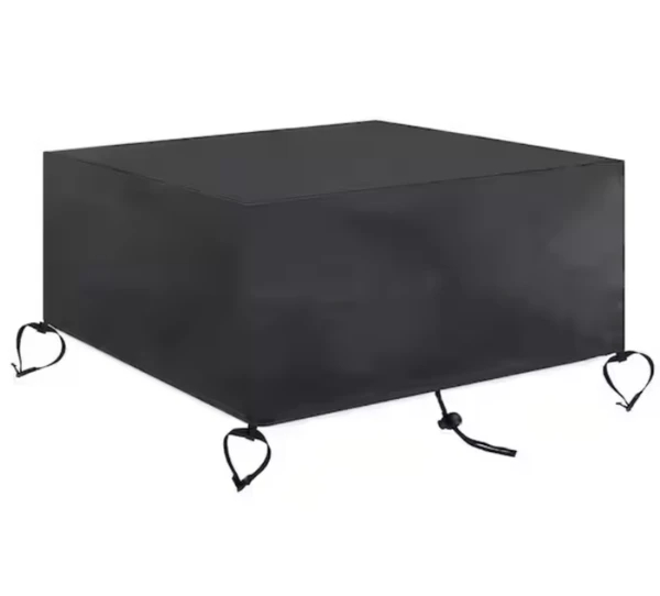 Square Fire Pit Cover, 30 In, Black - Image 4
