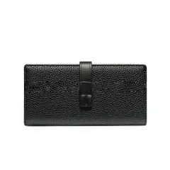 Fashion Contrast Color Wallet 20 Discount Card Bag Long Label - Black - View 1