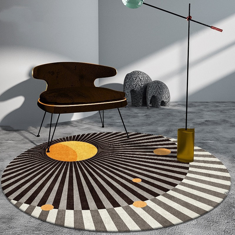 Dirt-resistant Office Computer Underfoot Round Carpet Pad
