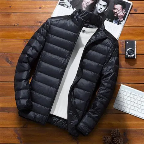 Winter Light And Solid Color Warm Down Jacket Sports Jacket