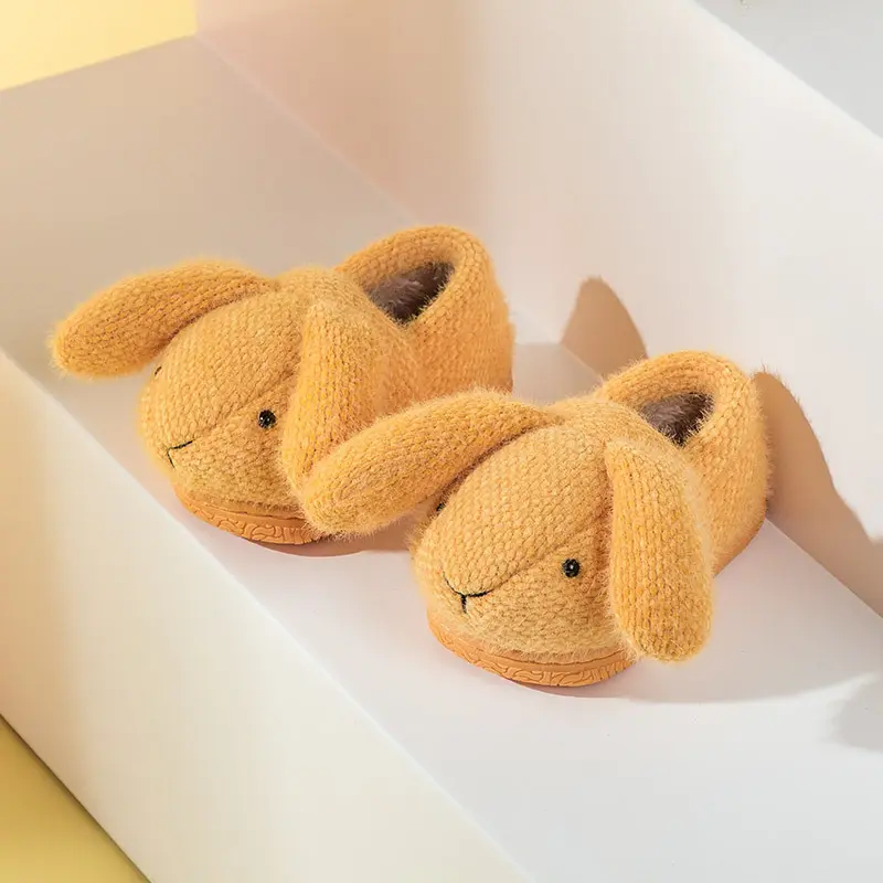 Cartoon Rabbit Children's Cotton Slippers Winter Home
