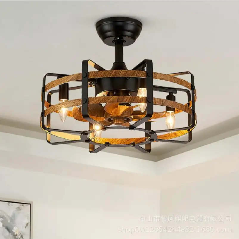 New Retro Remote Control Ceiling Fans