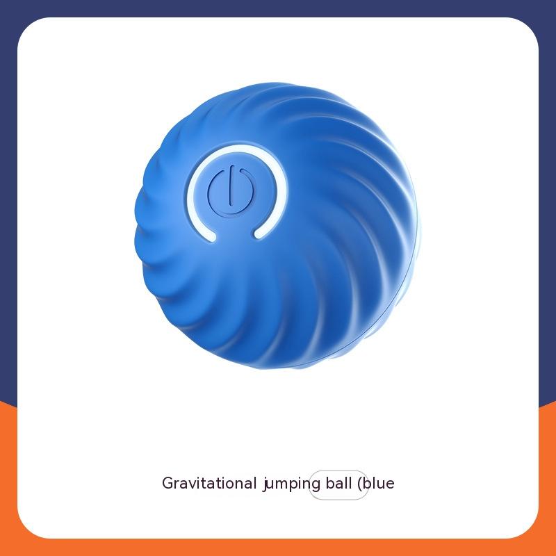 Blue Jumping Ball