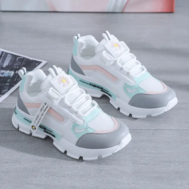 Daddy Shoes Korean Style Sports Shoes Women's Street Shooting Casual Women's Shoes Pink - Shop at LoveMi