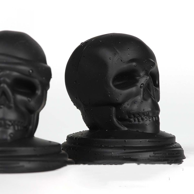 Halloween Silicone Skull Shape Ice Tray (Without LOGOOPP