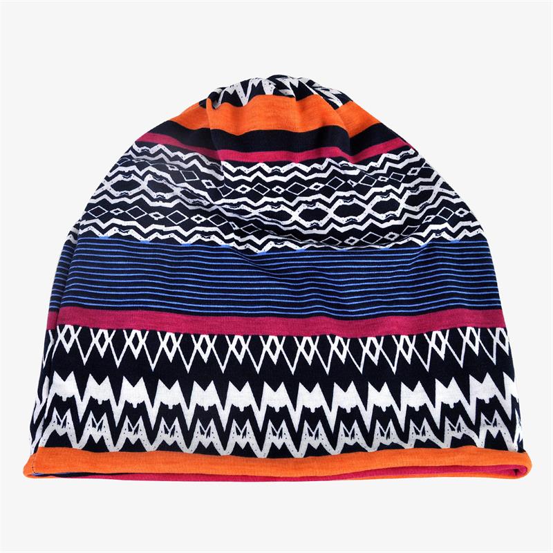 Cotton Knitted Pattern Fashion Korean Style Baotou Night Cap