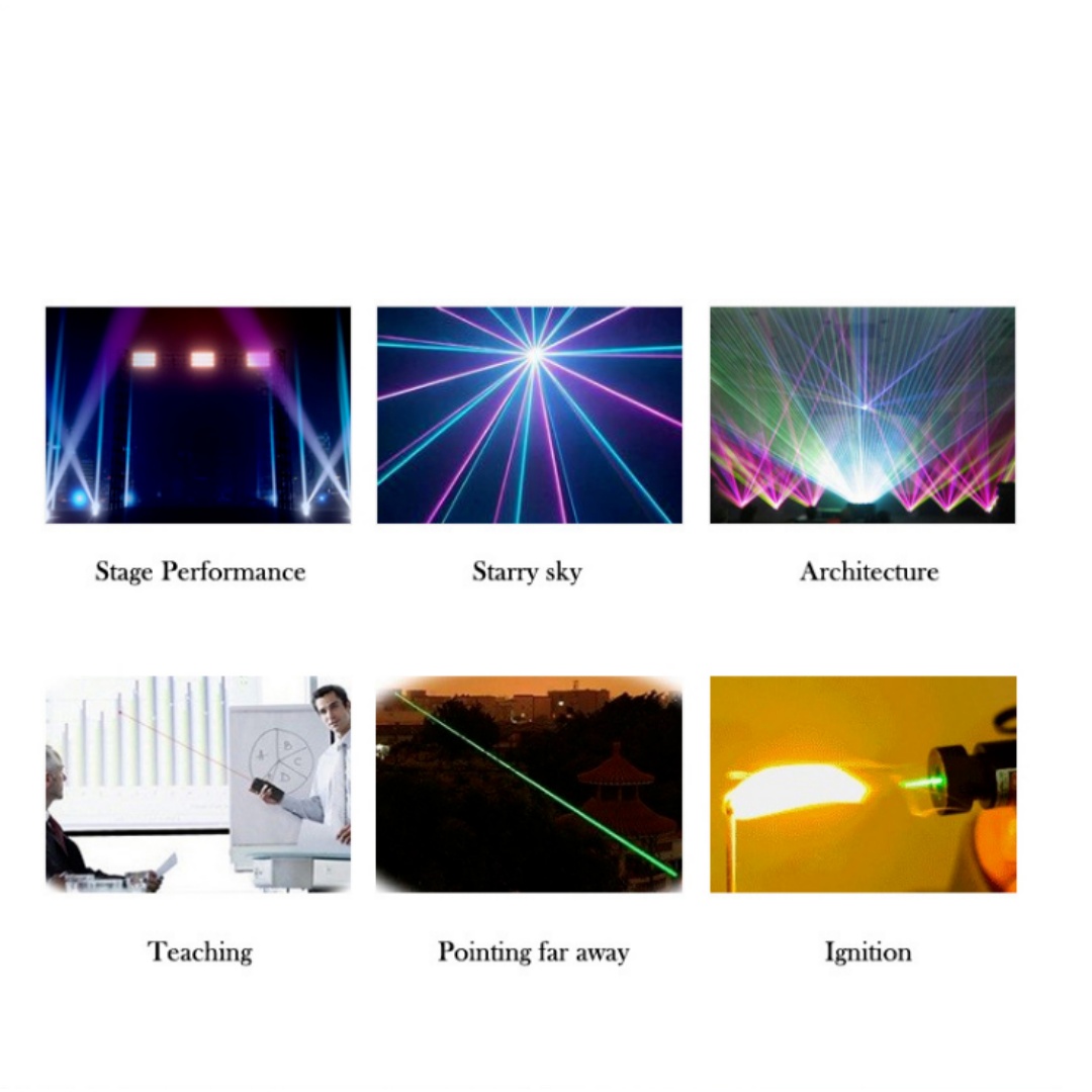 Purple Laser Pointer Pen Rechargable 405nm Beam Light 10 00Miles With Box — image 3