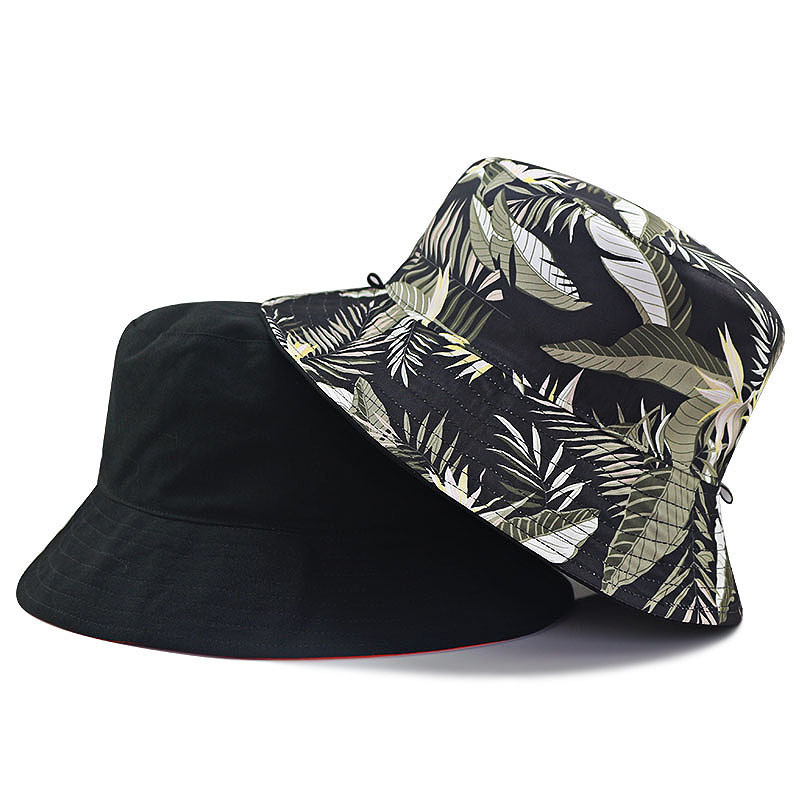 Title 5, casual double face printed large sun hat