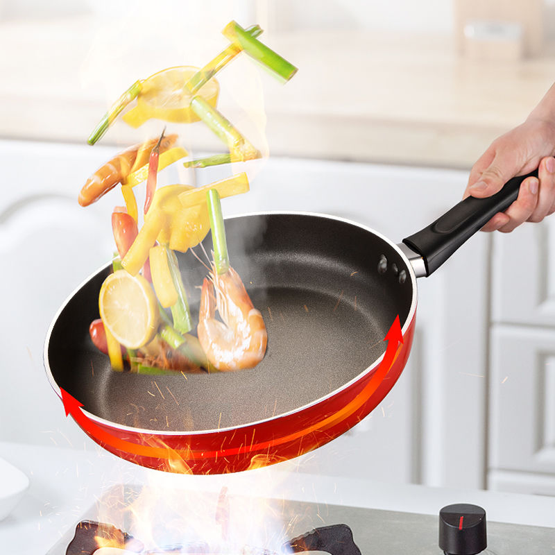 Title 2, Household Simple Fashion Flat Non-Stick Frying Pan