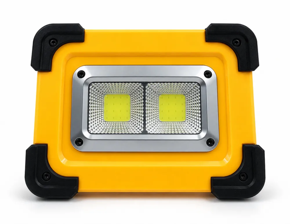Solar Powered Rechargeable Magnetic COB LED Flood Light W854 6600mAh Battery 5 Hour Runtime Portable