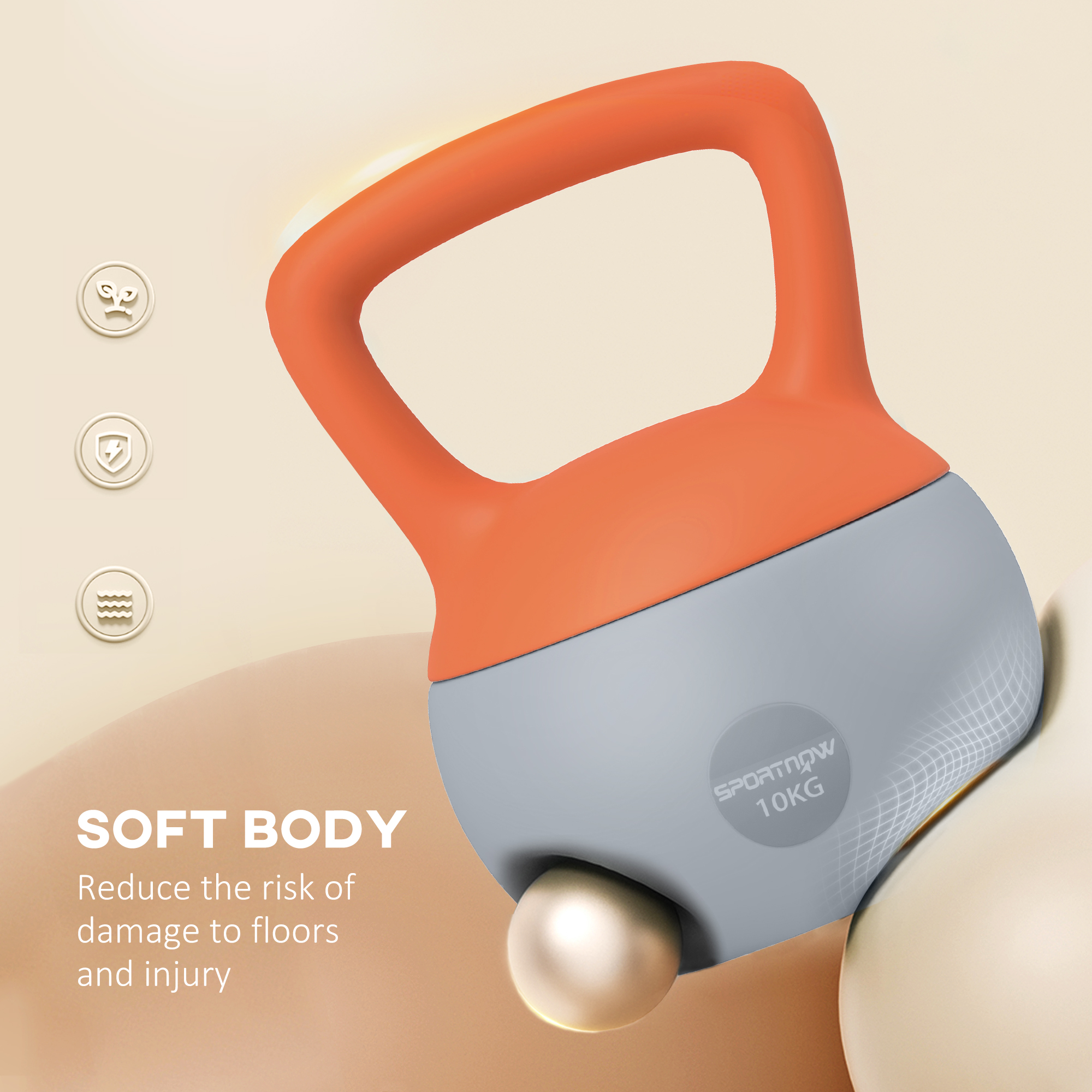 10kg Soft Kettlebell With Anti Slip Handle, Suitable For Home Gym — image 7