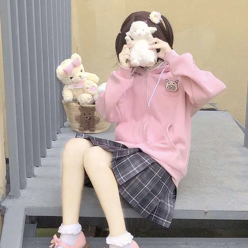 Japanese Soft Sister Girl Lovely Pig Ears Korea - Thin-L