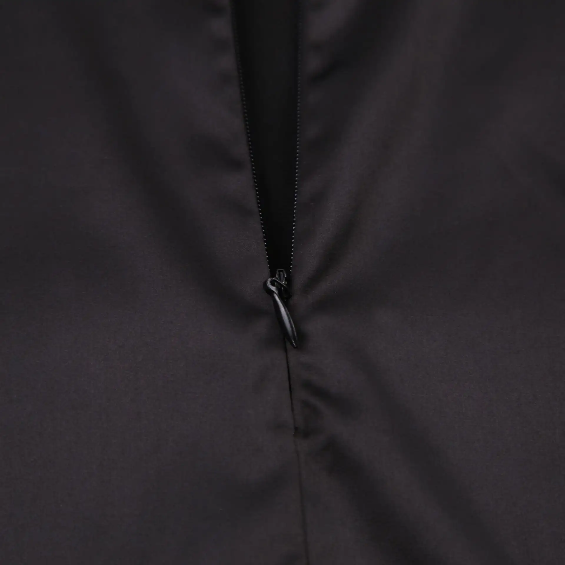 French Satin Waist Dress With Back