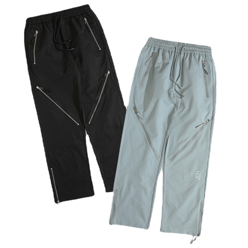 Title 5, Rits sport rechte broek Casual hiphopbroek voor...