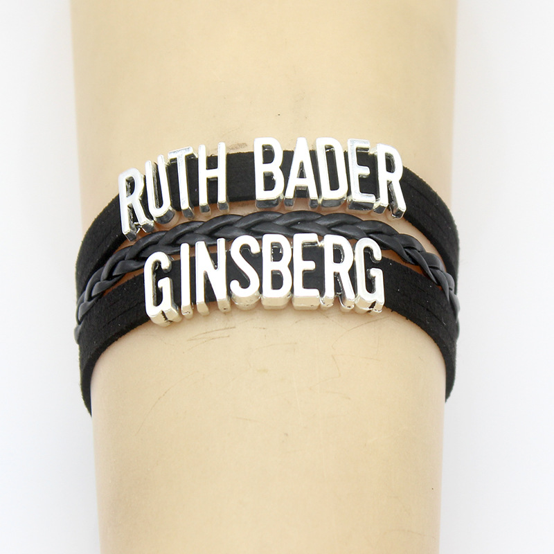 Title 1, Handwoven U.S. Justice Ginsburg Bracelet