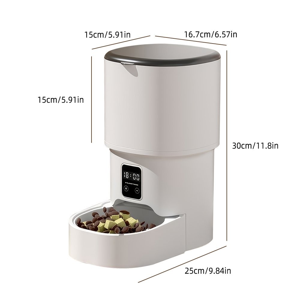 4L Pet Cat Feeder Automatic With Timer Food Dispenser For Dog Feeding — image 2